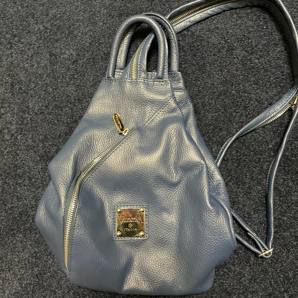 Aqua blue Valentina purse